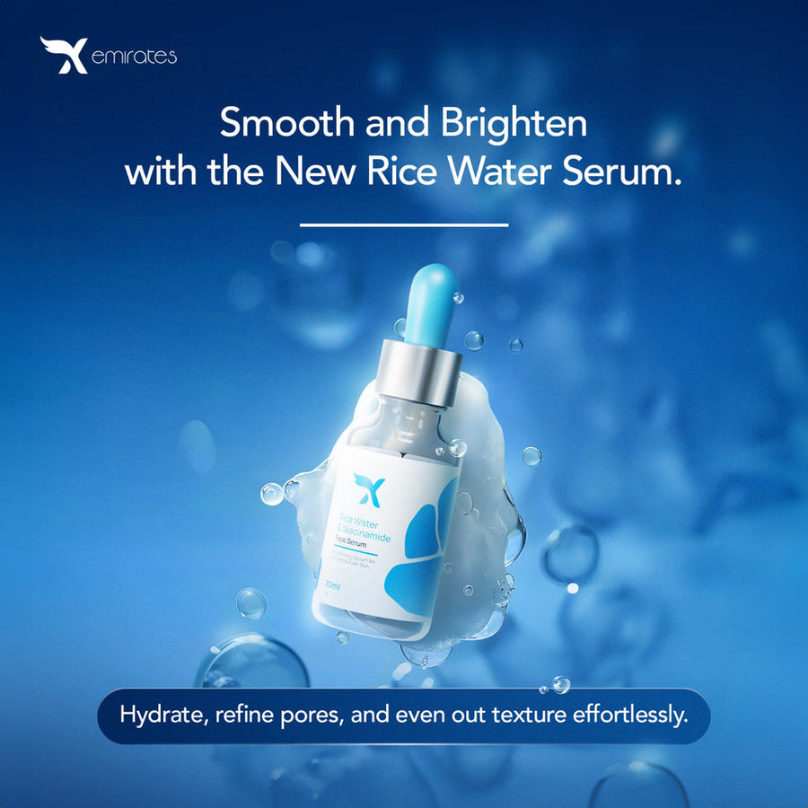 Rice Water & Niacinamide Serum by X Emirates
